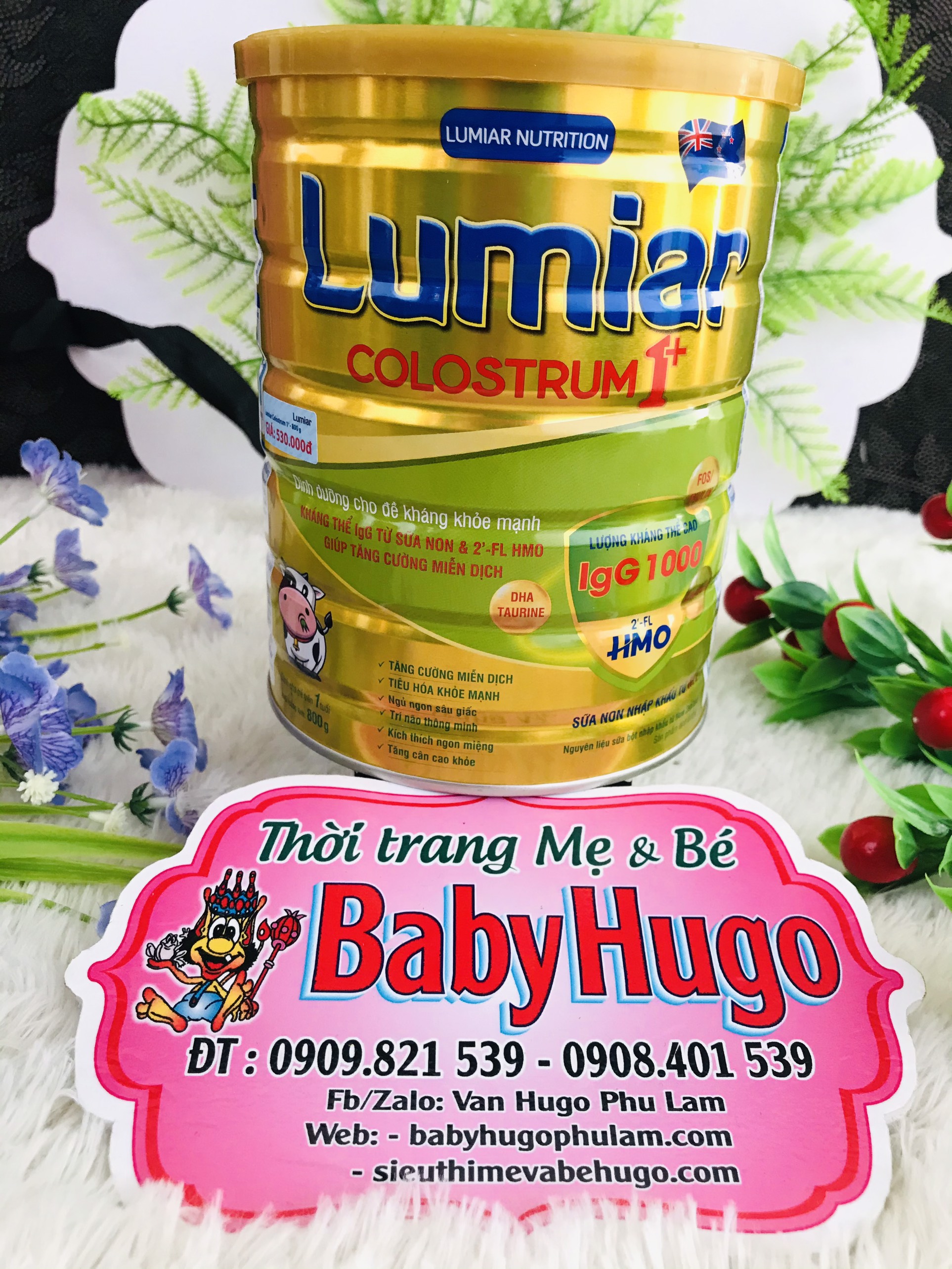 [TẶNG BALO] Combo 3 lon sữa Lumiar Colostrum 1+ Hộp 800g