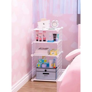 TỦ 8Ô LƯỚI TRẮNG + LÁ PHONG