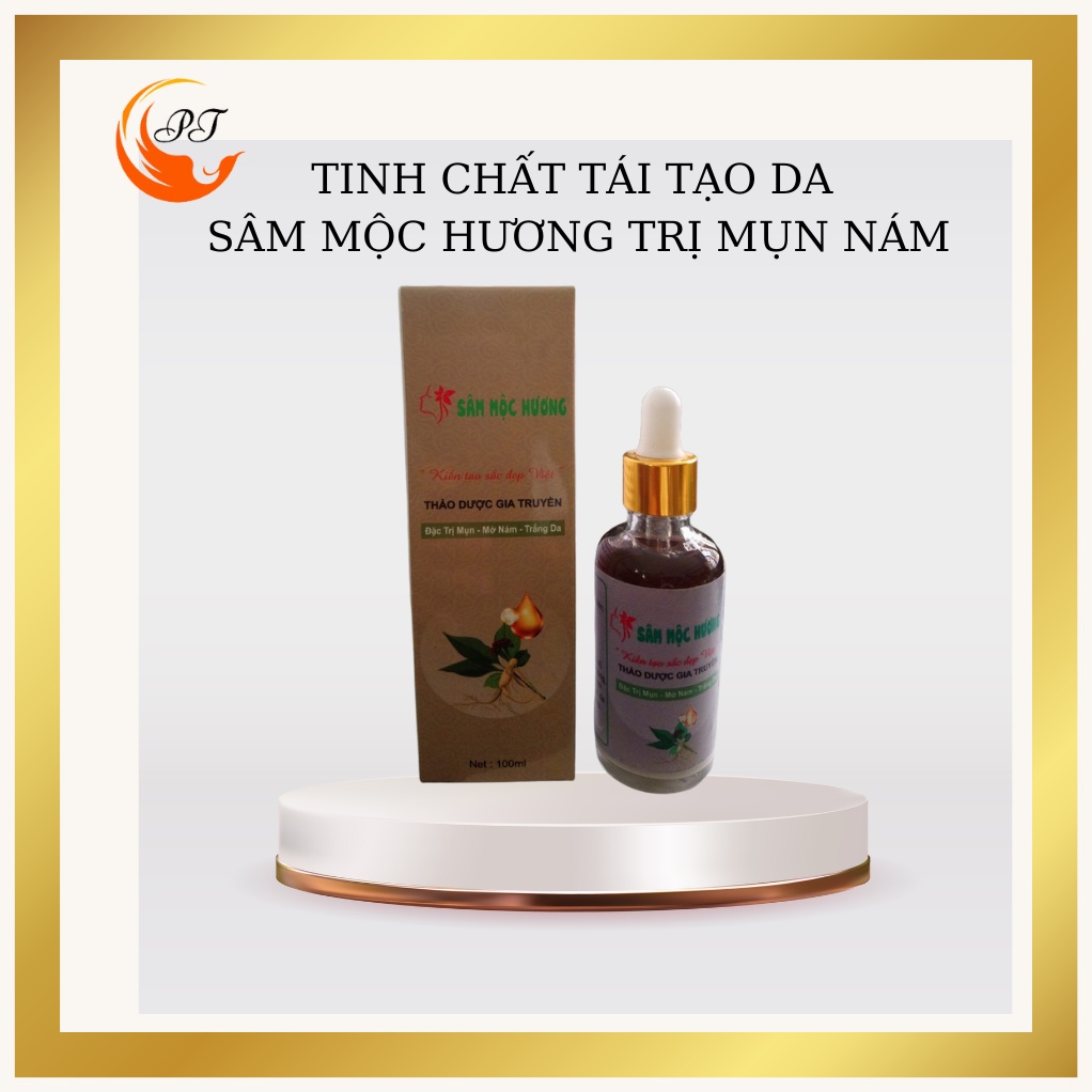 Tinh chất sạch mụn đông y làm mờ thâm nám đẩy lùi tàn nhang Kiềm dầu se khít lỗ chân lông chống lão hoá dưỡng da mềm mịn