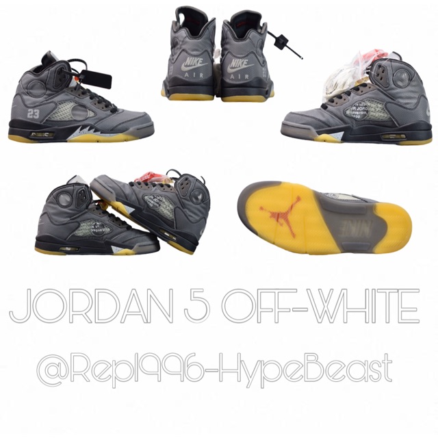 Jordan 5 Off-White [ Best quality ]