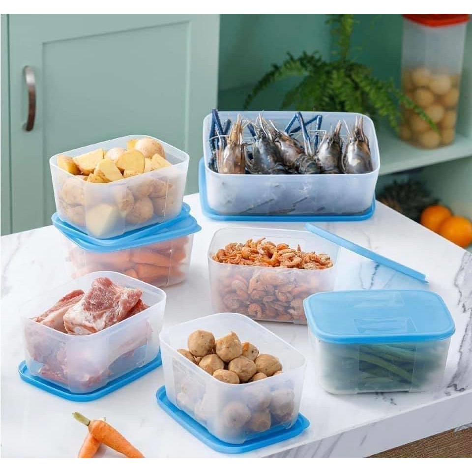 Bộ trữ đông 16 / fit set 7 / 8 hộp tách đông 16 tupperware