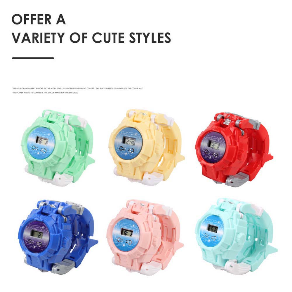 MXBEAUTY Đồng Hồ Đeo Tay Kỹ Thuật Số Biến Hình Rô Bốt Sáng Tạo Cho Bé | BigBuy360 - bigbuy360.vn