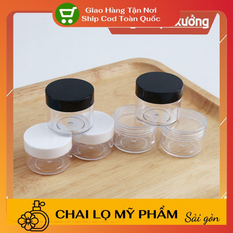 Hủ Đựng Kem ❤ SIÊU RẺ ❤ Hũ nhựa Tròn 20g,30g,50g,100g đựng mỹ phẩm, chiết kem , phụ kiện du lịch