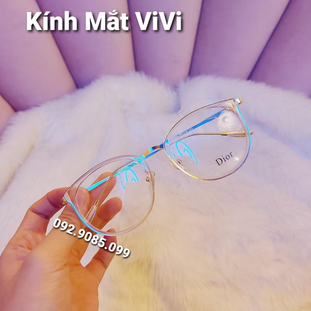 Gọng kính cận dáng tròn bầu V229 - Kính thời trang 0 độ | BigBuy360 - bigbuy360.vn