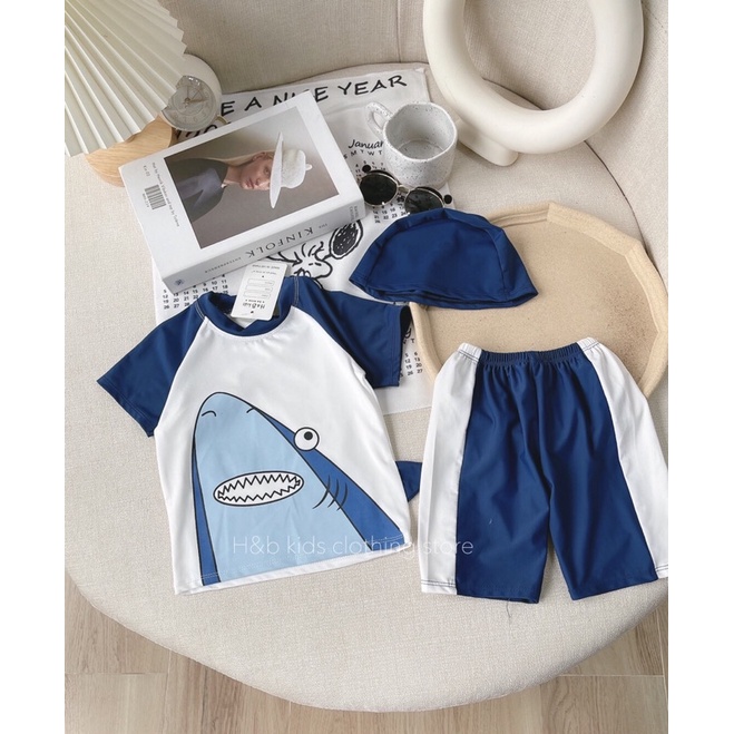 Bộ đồ bơi cho bé trai 1-7 tuổi 10-16kg