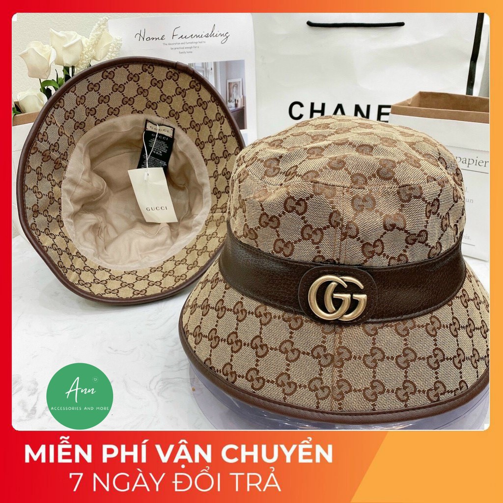 Mũ Bucket Cao Cấp 2 Lớp, Hàng Quảng Châu Loại 1, Thiết Kế Phong Cách RETRO Cổ Điển và Sang Trọng