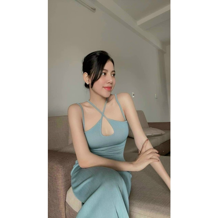 Đầm Yếm Maxi Dáng Dài-D11-