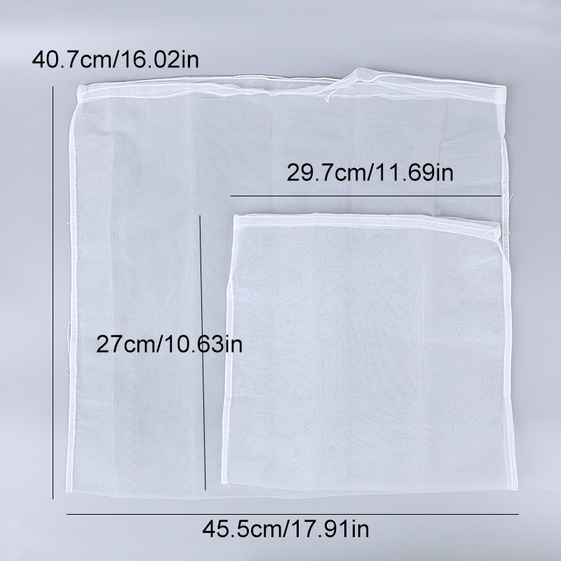 Túi Lọc Trà Sữa Đậu Nành/Cà Phê/ Thực Phẩm Bằng Lưới Nylon Có Thể Tái Sử Dụng
