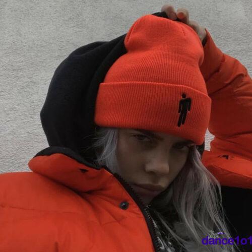 Mũ Beanie Dệt Kim In Chữ Billie Eilish Cho Nam Và Nữ