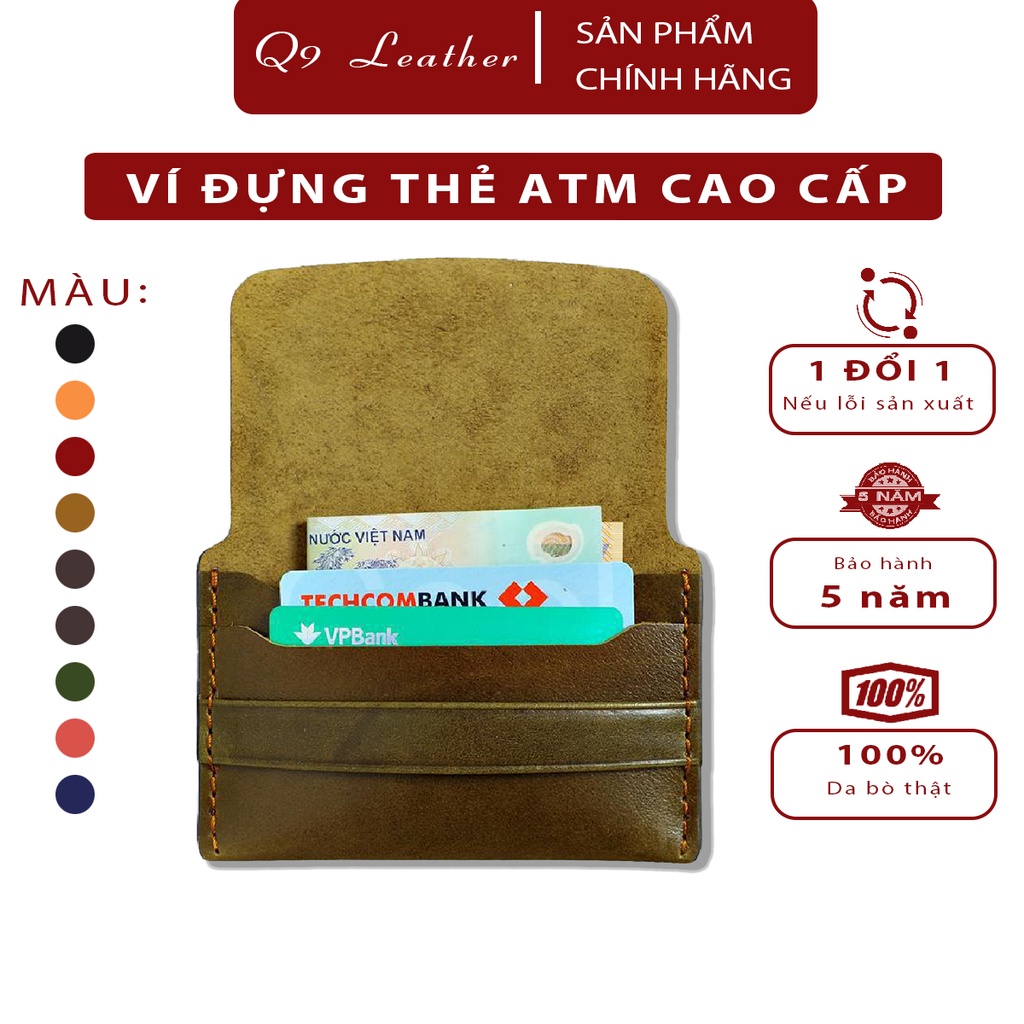 Ví đựng name card cao cấp - Cam kết 100% da bò thật - Sản phẩm chính hãng - C01