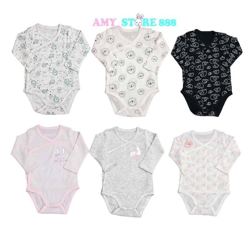 Body chip dài tay cài cúc chéo các hãng dư xịn, bodysuit dài tay lệch vạt chất cotton mềm mại thấm hút mồ hôi