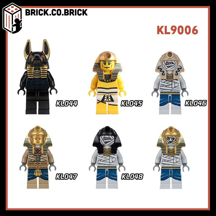 KL 9006 - Đồ chơi lắp ráp minifigures và non lego - Mô hình lắp ghép sáng tạo trong anim Các nhân vật huyền thoại Ai Cập