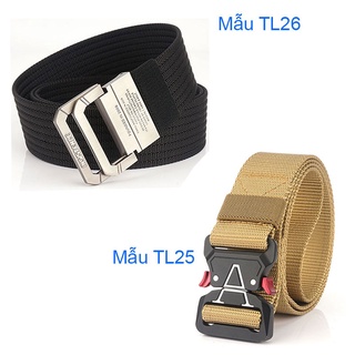 Dây lưng nam đẹp vải dù Dây nịt bụng nam thời trang trẻ trung TL26