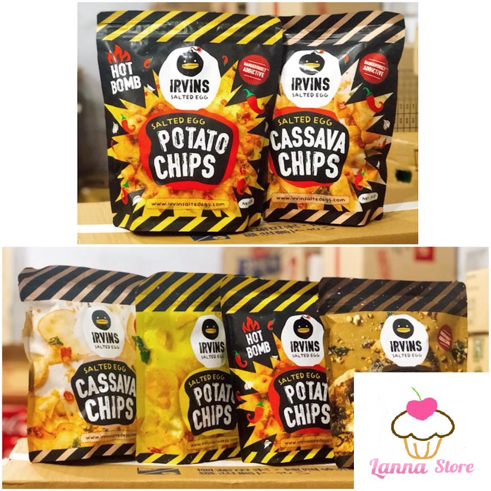 [Mã GROSALE2703 giảm 8% đơn 250K] [SIÊU NGON] Khoai tây / da cá lắc trứng muối IRVINS - Singapore