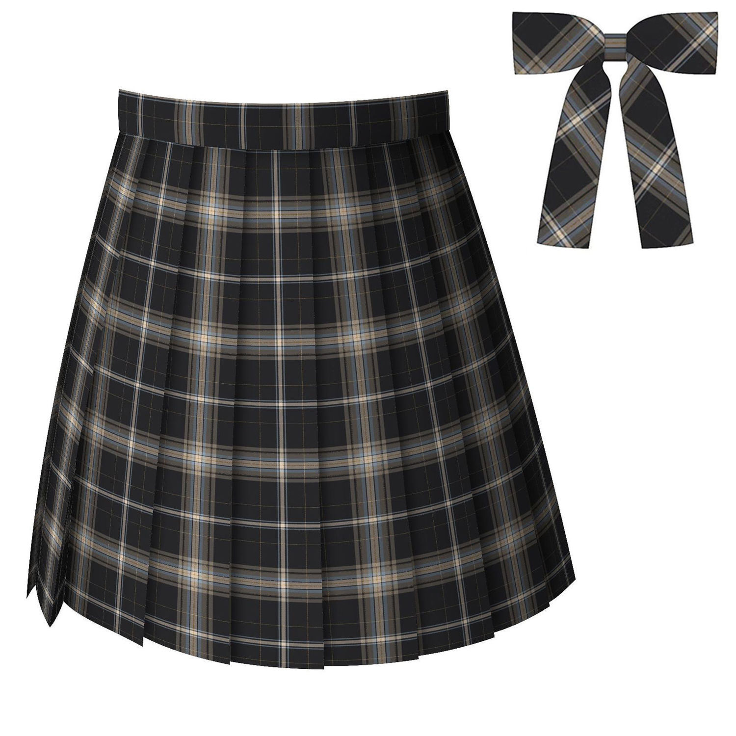 Ya Poem Honey New Arrivals【Firefly Starlight】With Gold OriginalJKUniform Plaid Skirt Japanese High School Student Pleated Skirt【5Month20Day After】