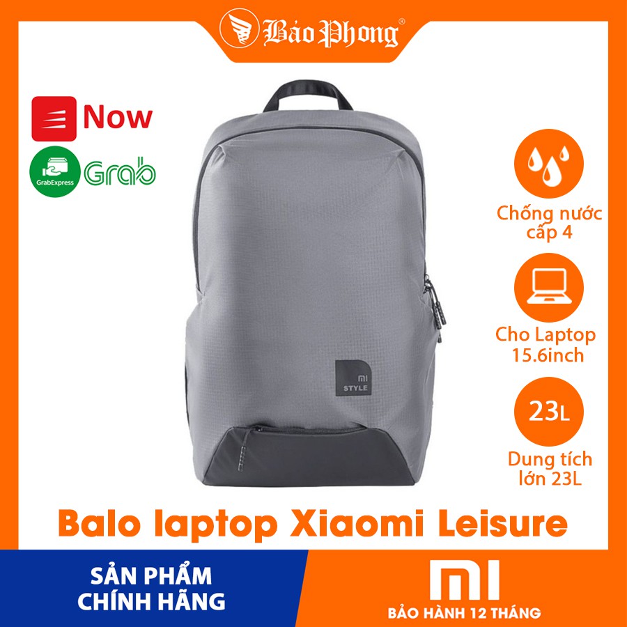 Balo laptop 15.6 inches Xiaomi Leisure Sports Backpack Cặp túi đựng iPad Máy tính xách tay 10 11 12 13 14 15 16 17 inch