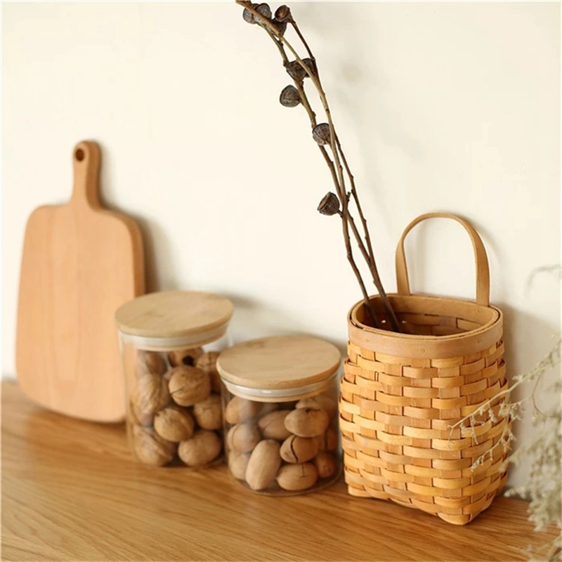 Giỏ đựng đồ đạc lặt vặt dạng treo dễ thương tiện lợi cho nhà bếp