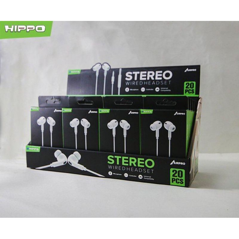 Tai Nghe Nhét Tai Có Dây Hình Hà Mã Dễ Thương | BigBuy360 - bigbuy360.vn