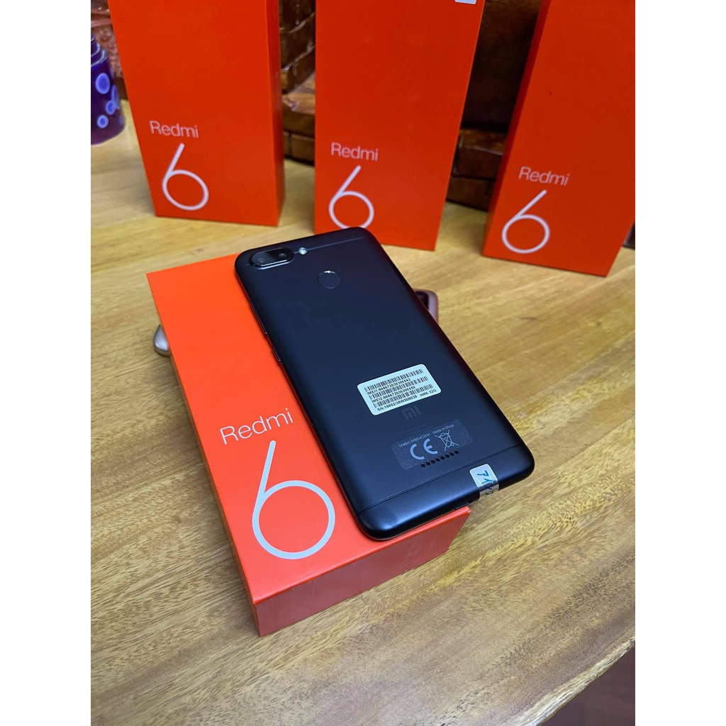 điện thoại Xiaomi Redmi 6 2sim ram 3G/32G mới Chính hãng, Tiếng Việt, VÂN TAY, Chiến PUBG/Liên Quân