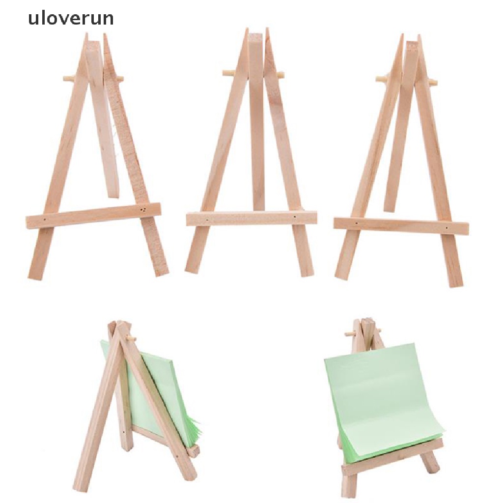 Giá Đỡ Ba Chân Mini Bằng Gỗ Và Vải Bạt Dùng Trưng Bày Tranh Vẽ