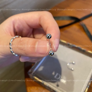 Khuyên rốn Bạc dáng cong nhiều 14mm s925 - HuongGiangSilver