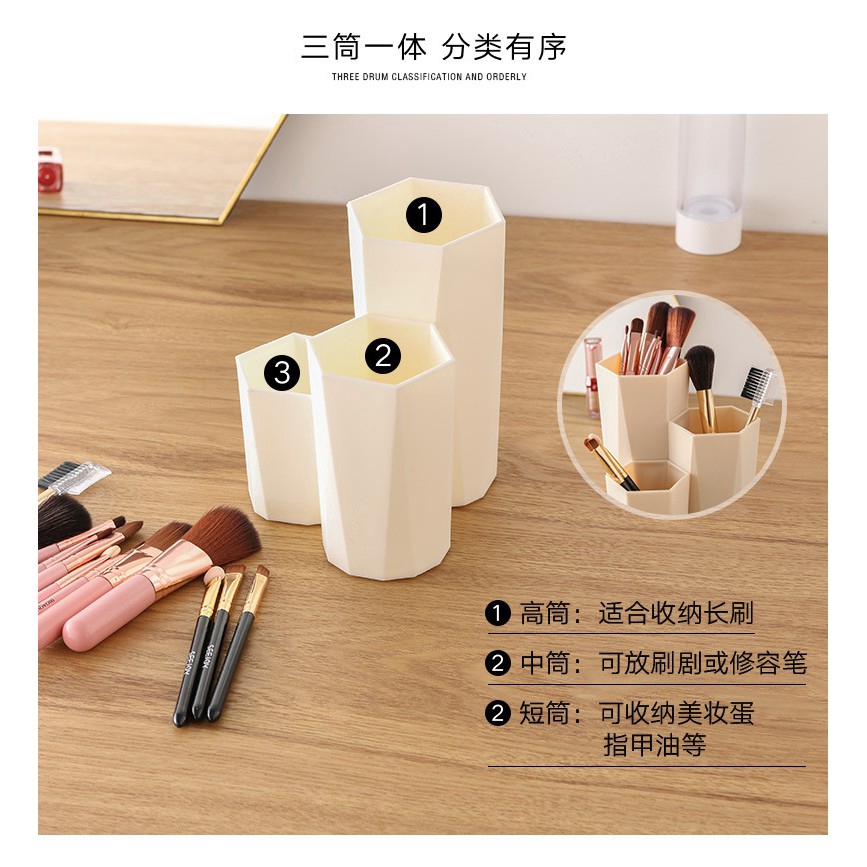 Khay đựng cọ trang điểm kiểu dáng đơn giản