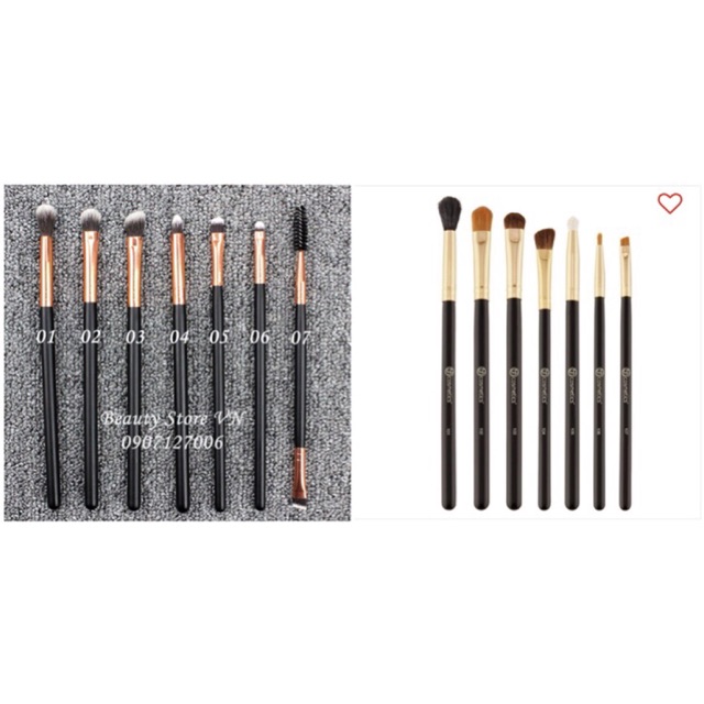 [FREESHIP] Set 7 Cọ Trang Điểm Mắt Lông Ngựa Tương Tự Cọ BH