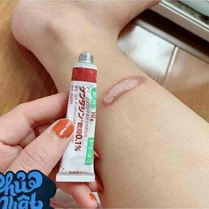 Gentacin Ointment 0.1% Gentamicine Sulfate Takata - Kem Xóa Mờ Sẹo Nhật Bản (1 Tuýp 10g)
