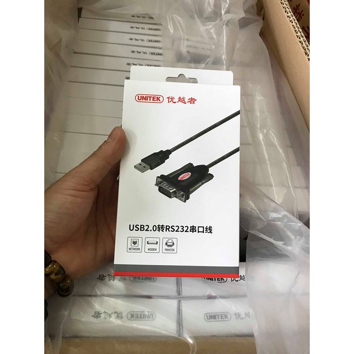 Cáp chuyển USB to COM  UNITEK Y-105