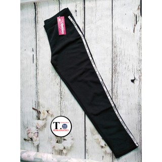 Quần thun nữ - legging (Ôm body,Quần màu đen - viền sọc TCADD)