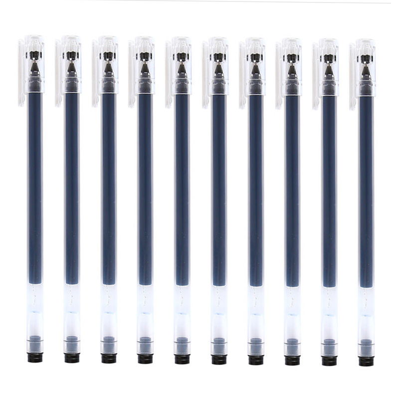 Bút mực gel cỡ lớn ngòi 0.5mm màu xanh dương/đen/đỏ