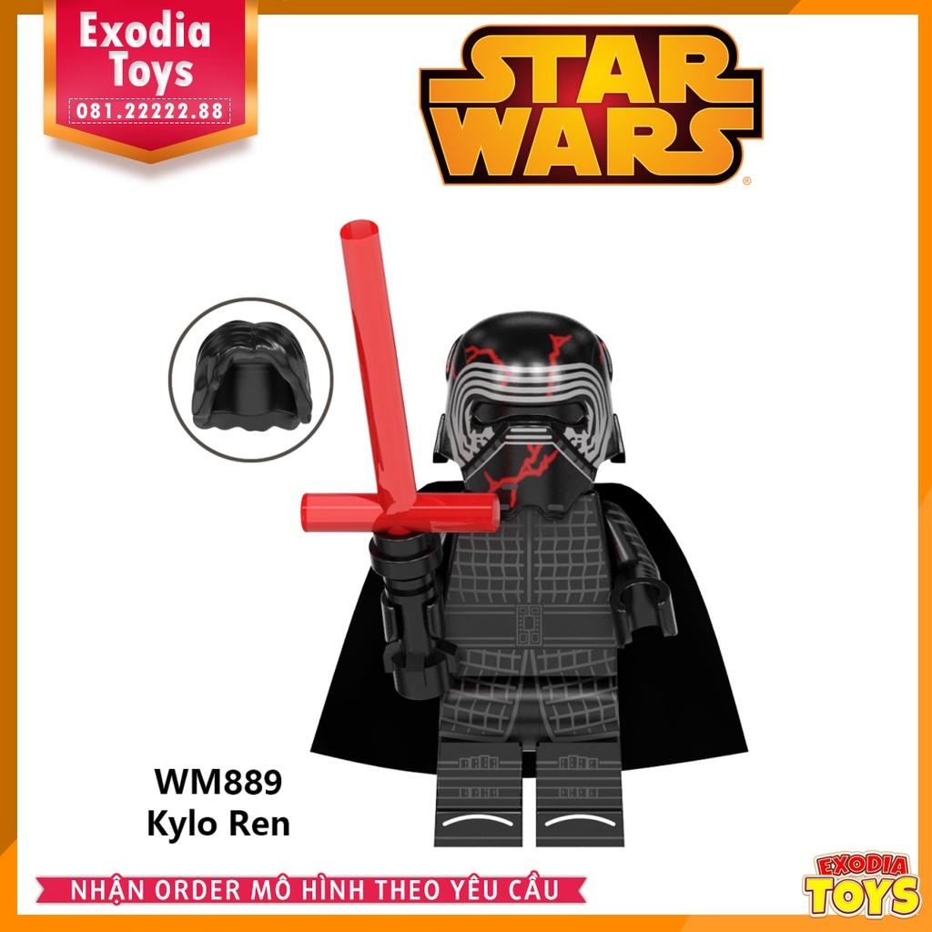 Xếp hình Minifigure Star Wars: Sự Trỗi Dậy Của Skywalker - Chiến Tranh Giữa Các Vì Sao - WM6081