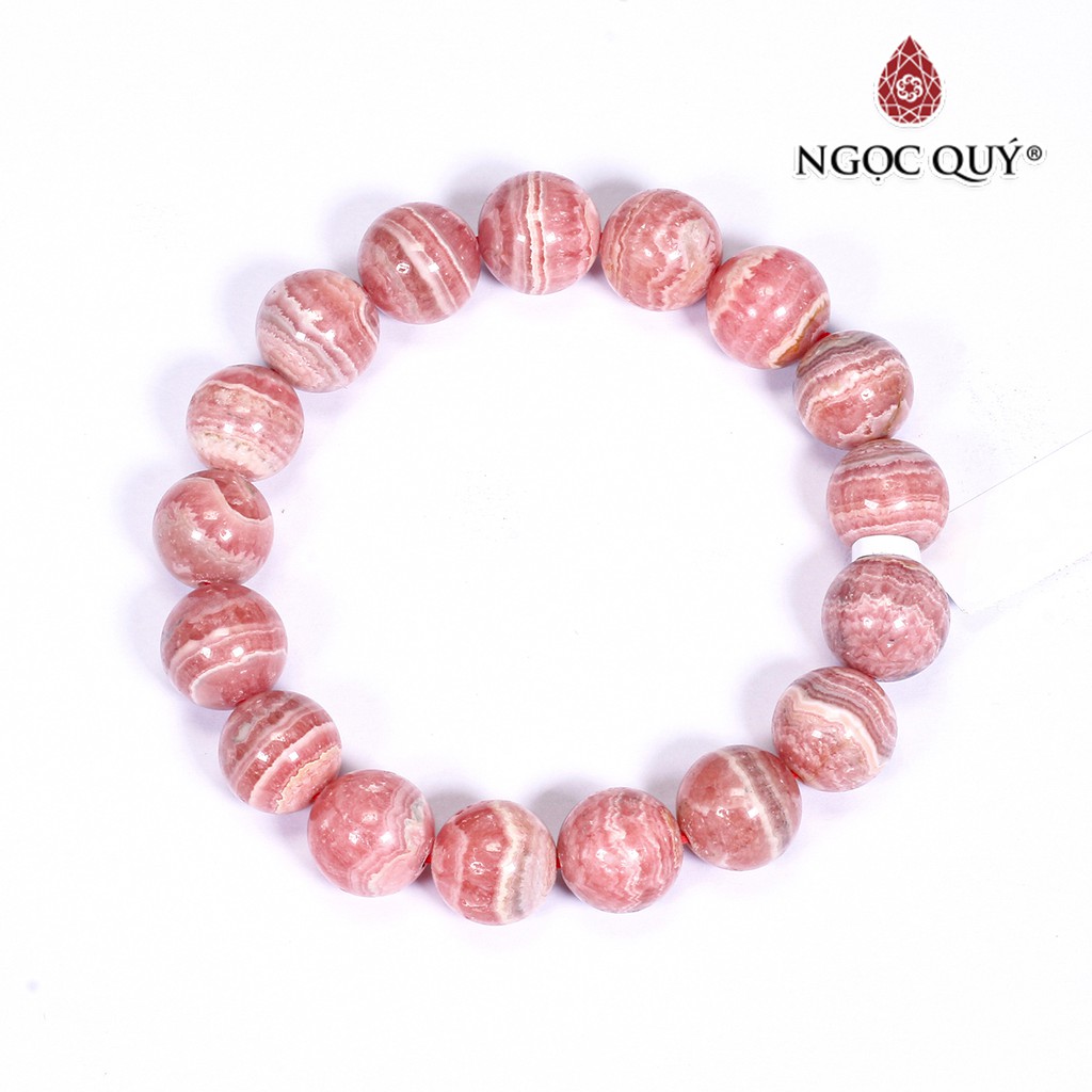 [Mã FARSBRT51 giảm 20k đơn từ 0Đ] Vòng đá đào hoa rhodochrosite - Ngọc Quý