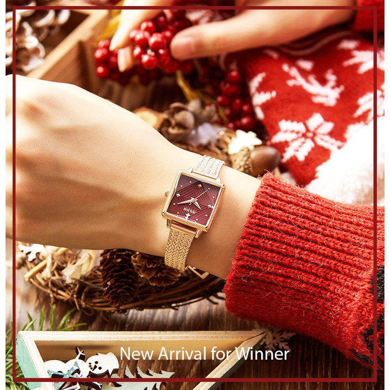 Đồng hồ nữ Julius JA1220 dây thép | Julius Officil