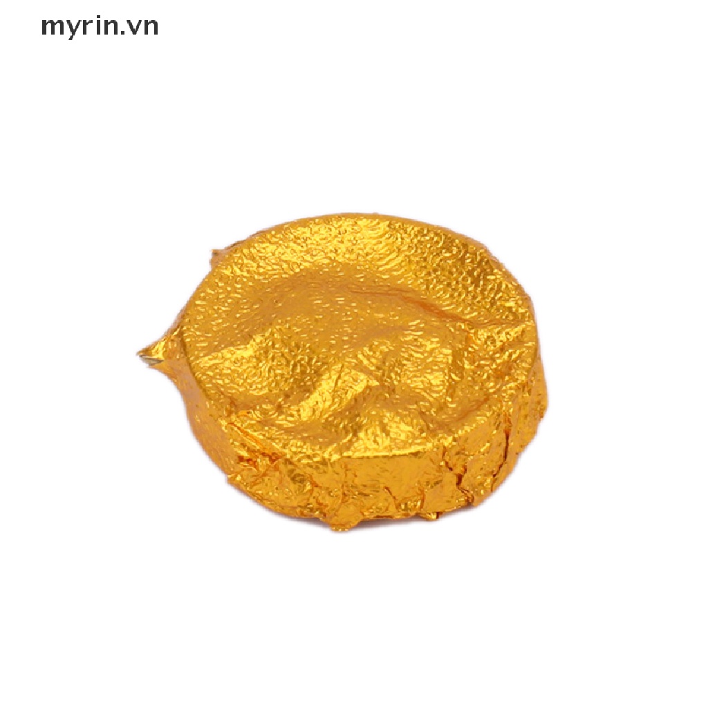 Set 200 Giấy Thiếc Mạ Vàng 8 * 8cm Dùng Để Gói Kẹo / Sô Cô La / Bánh Quy Đa Năng Tiện Dụng