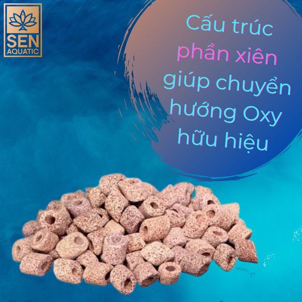 100ml Vật Liệu Lọc Bể Cá Moutain Tree Maifan Ring