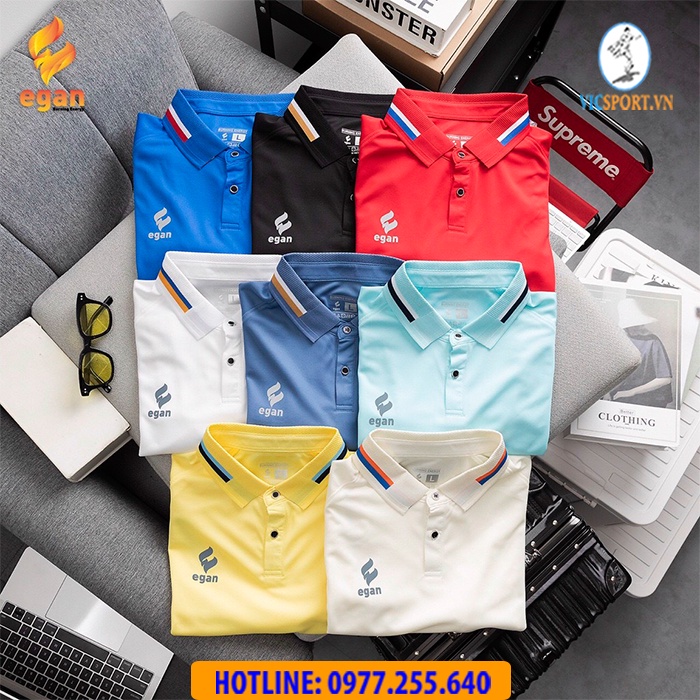 Áo Polo UV Egan Đủ Màu 04 Bảo Vệ Làn Da Phù Hợp Tập Luyện Thể Thao Đi Chơi Dạo Phố UV04 - Vicsport