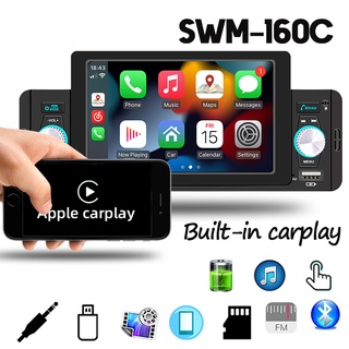 Máy phát mp5 5 inch carplay 1 din bluetooth 5.1 cho điện thoại di động
