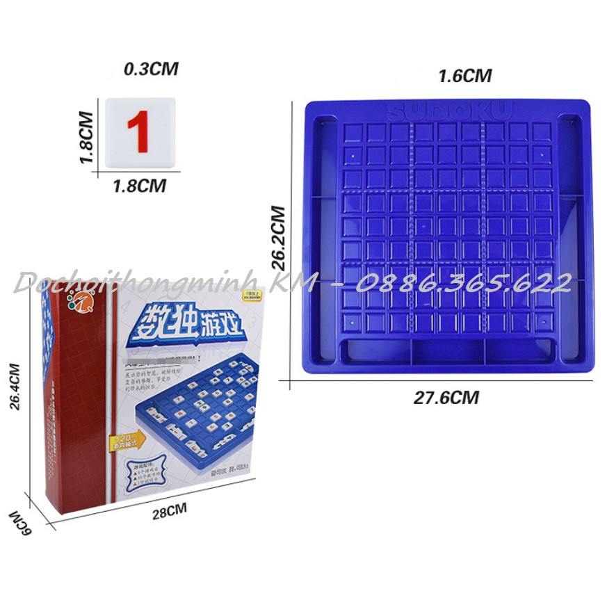 Bộ SODOKU 120 câu hỏi - Đồ chơi giáo dục tương tác