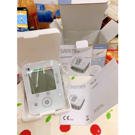 Máy đo huyết áp Sanitas dùng cho cổ tay hàng chính hãng 100%