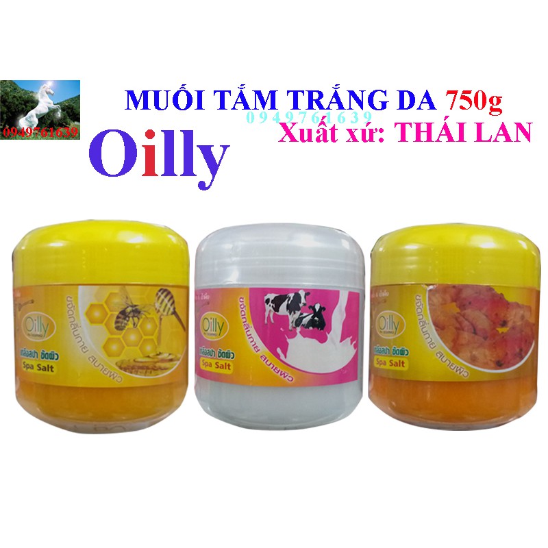 MUỐI TẮM OILLY 750G