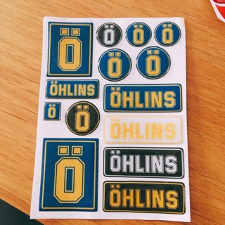 Miếng dán sticker Ohlins Biltwel