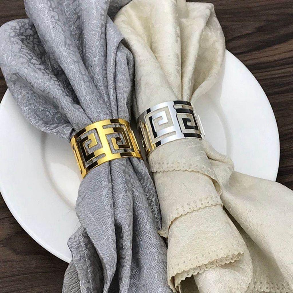 Thời Trang Trang Trí Bàn AUGUSTINA|Giá Đỡ Khăn Ăn Bằng Hợp Kim Thiết Kế Sáng Tạo