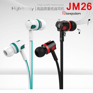 [ELCETOP06 hoàn tối đa 100k xu cho đơn 299kKhuyến mại khủng] Tai nghe nhét tai earphone Langsdom JM26 Super Bass -dc2339
