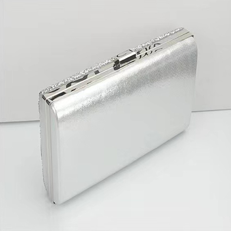 Ví Cầm Tay Đính Đá Lấp Lánh Phong Cách Retro Dành Cho Nữ