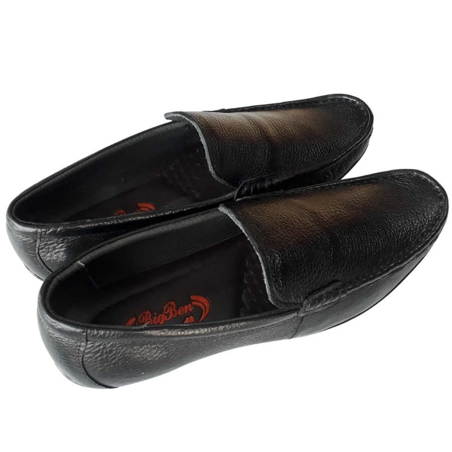 Giày Lười Nam Da Bò Thật Khâu Đế Cao Cấp HKT Shop GM333