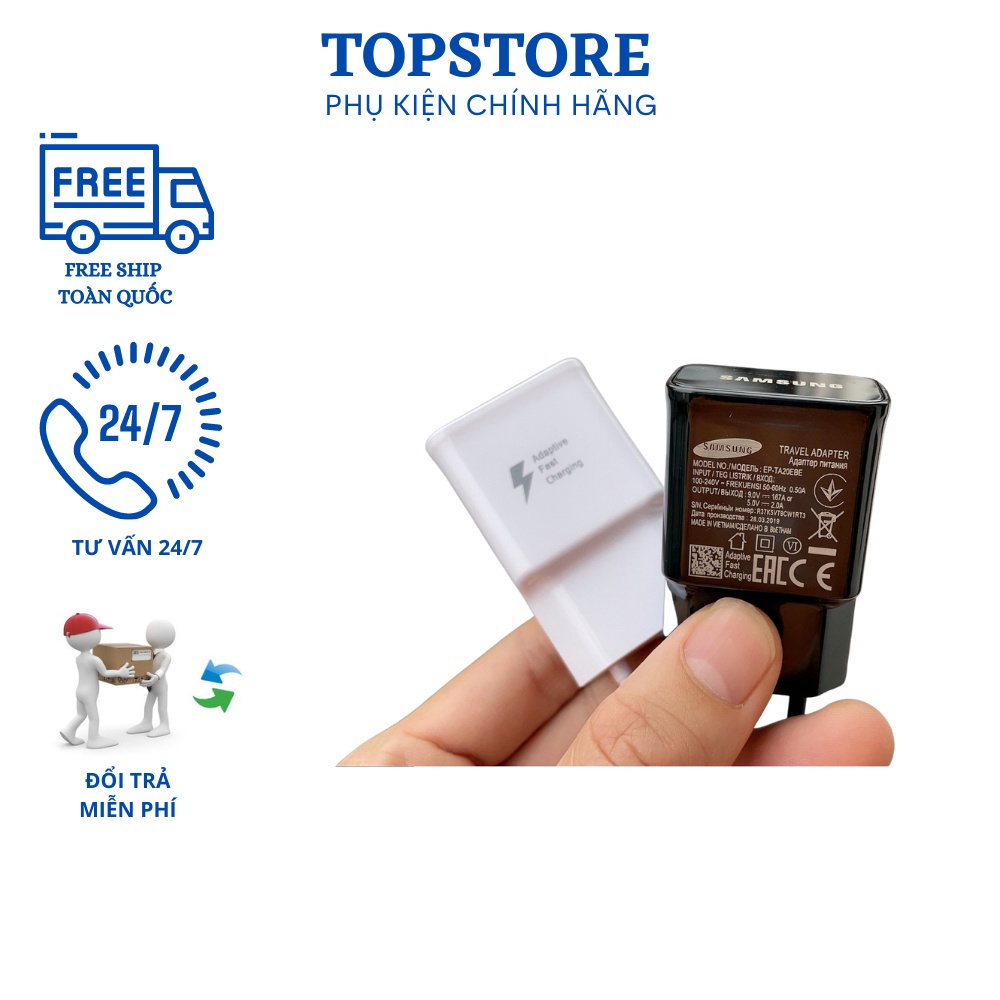 Củ Sạc Nhanh SS S6/S7/S8/S9 Chuẩn 3.0 Zin New Cao Cấp - Topstore