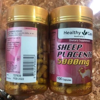 Nhau thai cừu 5000mg   Úc của hãng Healthycare