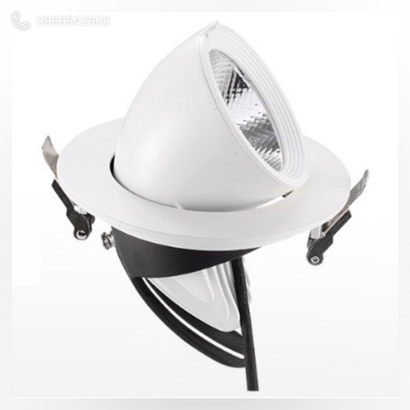 ĐÈN ÂM TRẦN CHIẾU TRANH 12W CHỈNH GÓC 90•/Xoay360•PHI 90-110mm ,ĐÈN ÂM TRẦN TRANG TRÍ GIÁ RẺ
