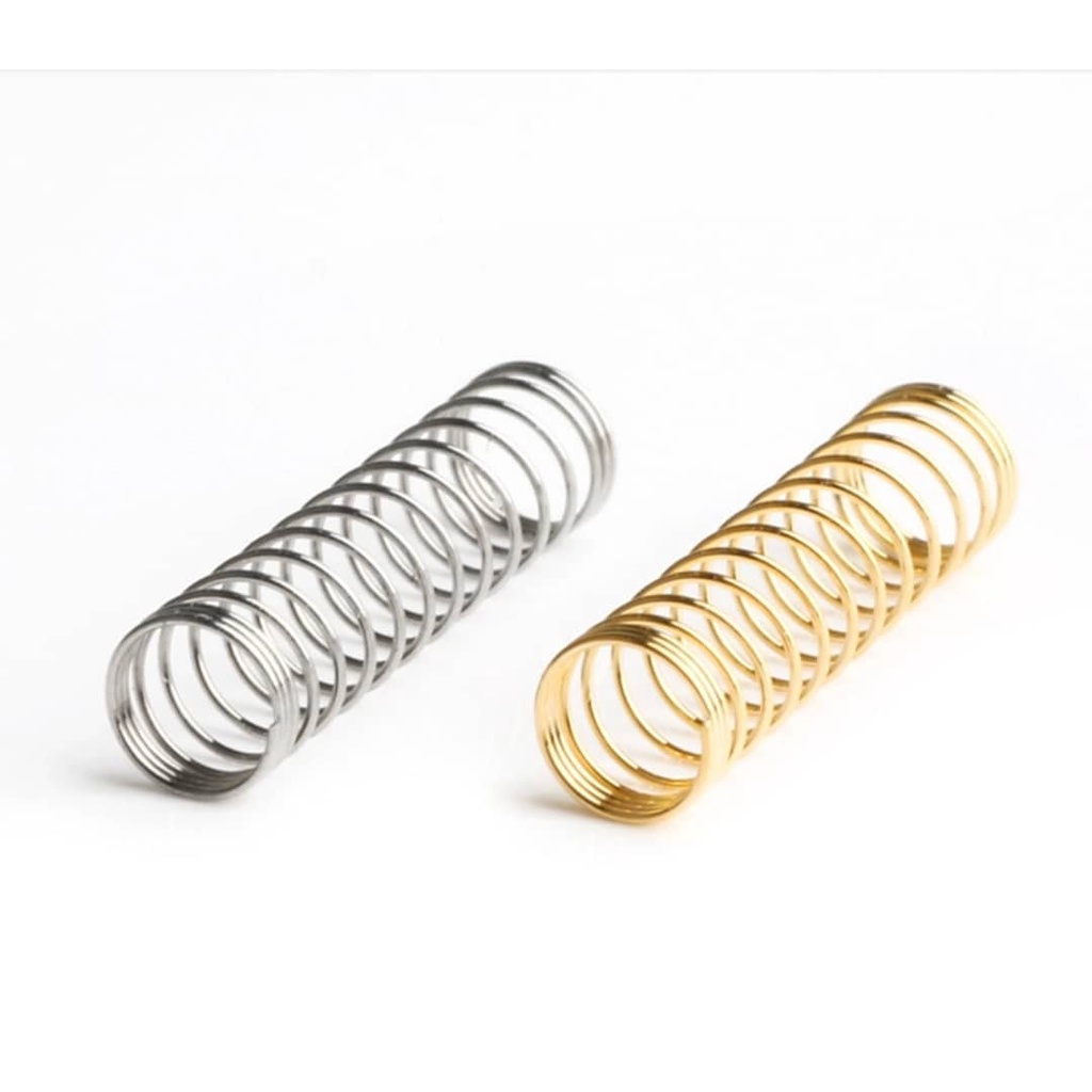 Lò xo mạ vàng thép không gỉ lực nhấn 62g - Set x5, x10 chiếc